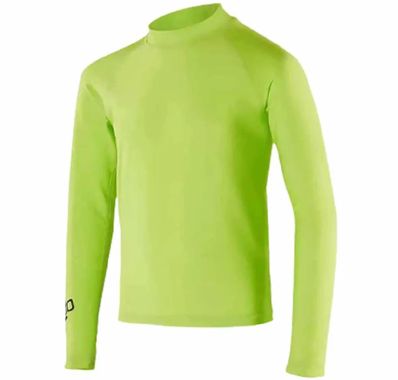 Speedo Junior Logo Rash Top Green/Navy